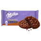 Milka Sensations Cookies Ciastka kakaowe z miękkim środkiem i kawałkami czekolady mlecznej 156 g